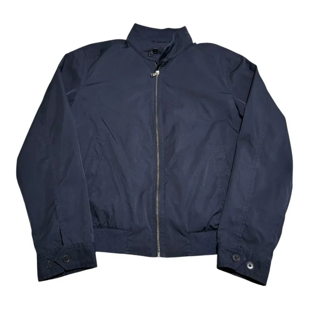 Banana Republic 2010 Polyester‎ Lightweight Black Full Zip Jacket Adult XL